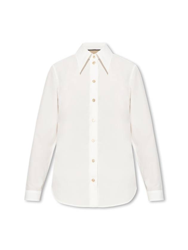 Cotton Shirt White - GUCCI - BALAAN 2