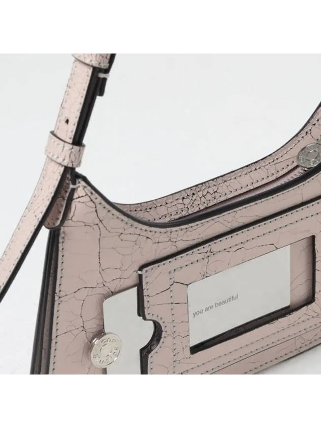 Platt Micro Leather Shoulder Bag Pink - ACNE STUDIOS - BALAAN 3