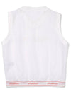 MARLBORN SCRIPT WOVEN VEST WHITE WOMAN - MALBON GOLF - BALAAN 2