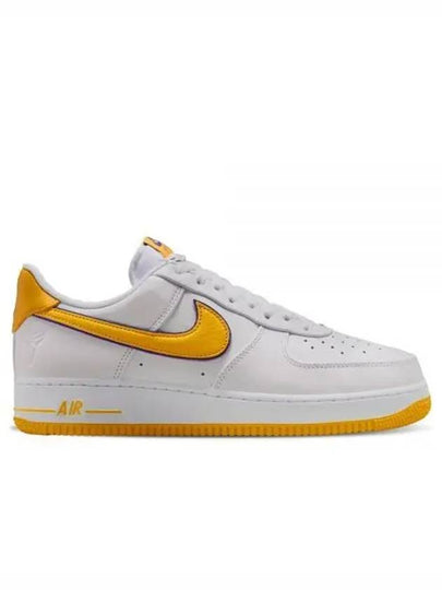 Air Force 1 Low Top Sneakers Yellow White - NIKE - BALAAN 2