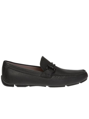 FERRAGAMO ‘Front 4’ Moccasins, Men's, Black - SALVATORE FERRAGAMO - BALAAN 1