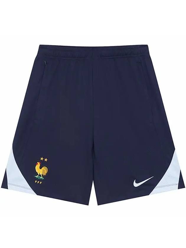 France Strike Dri-Fit Soccer Knit Shorts Blackened Blue - NIKE - BALAAN 3