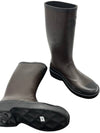 Monogram Bicolor Rain Boots Brown Black - CHANEL - BALAAN 2