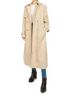 Garbadin Trench Coat Beige - GUCCI - BALAAN 9