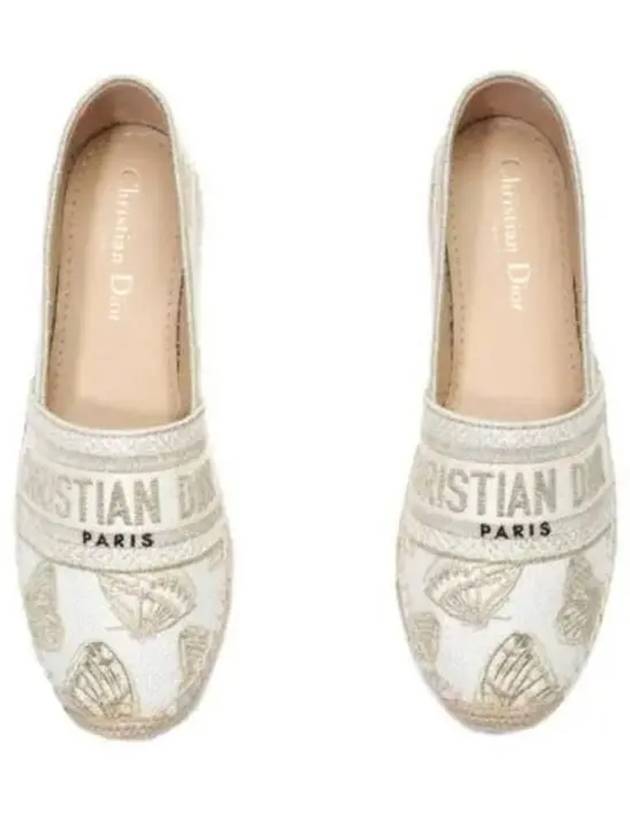 Granville Embroidered Espadrilles Beige - DIOR - BALAAN 2