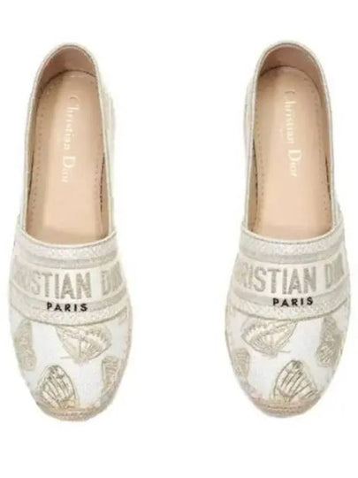 Granville Embroidered Espadrilles Beige - DIOR - BALAAN 2