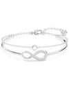 Hyperbola Infinity Chain Bangle Bracelet Silver - SWAROVSKI - BALAAN 2