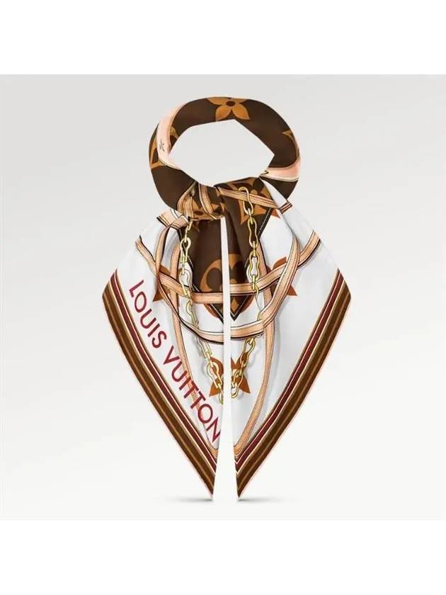 Ultimate Monogram Square 90 Scarf Brown - LOUIS VUITTON - BALAAN 3