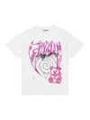 Abstract Heart Bear Graphic Relaxed Short Sleeve T-Shirt White - GANNI - BALAAN 2