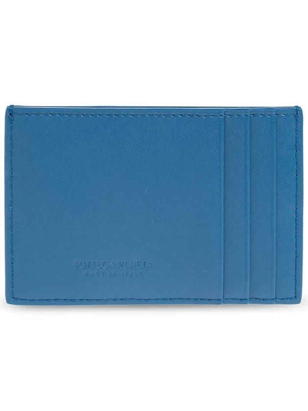 Intrecciato Cassette Card Wallet Deep Pacific - BOTTEGA VENETA - BALAAN 3