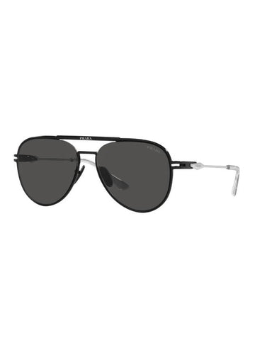 Eyewear Metal Sunglasses Black - PRADA - BALAAN.