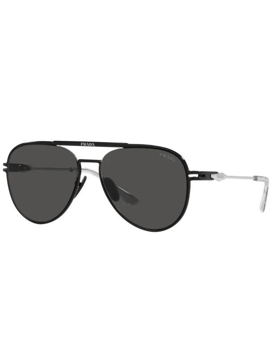 Eyewear Metal Sunglasses Black - PRADA - BALAAN.