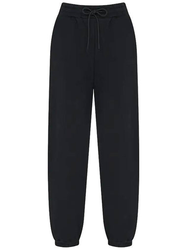 Cloud Logo Track Pants Black - MSGM - BALAAN 1