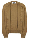 Women's Wool Cardigan P1N091 CAMEL - COMME DES GARCONS - BALAAN 7