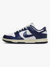 Dunk Low Top Sneakers Vintage Navy White - NIKE - BALAAN 2