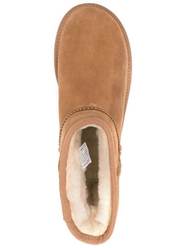 Classic Mini Platform Suede Winter Boots Chestnut - UGG - BALAAN 5