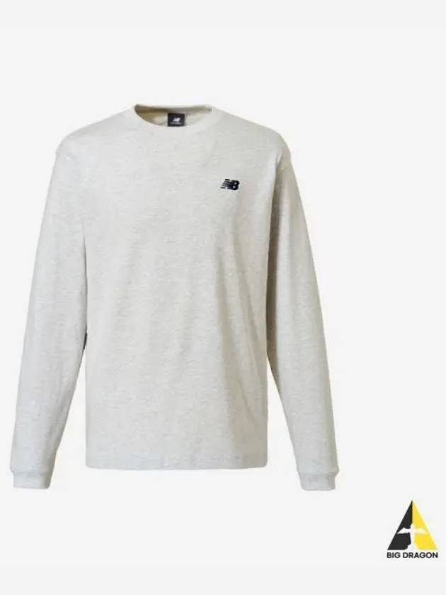 Uni Boston Long Sleeve 15 Gray - NEW BALANCE - BALAAN 1