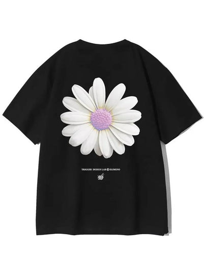 Daisy short sleeve t-shirt black - ELIMENO - BALAAN 2