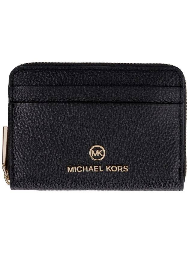 Jet Set Small Card Wallet Black - MICHAEL KORS - BALAAN 1