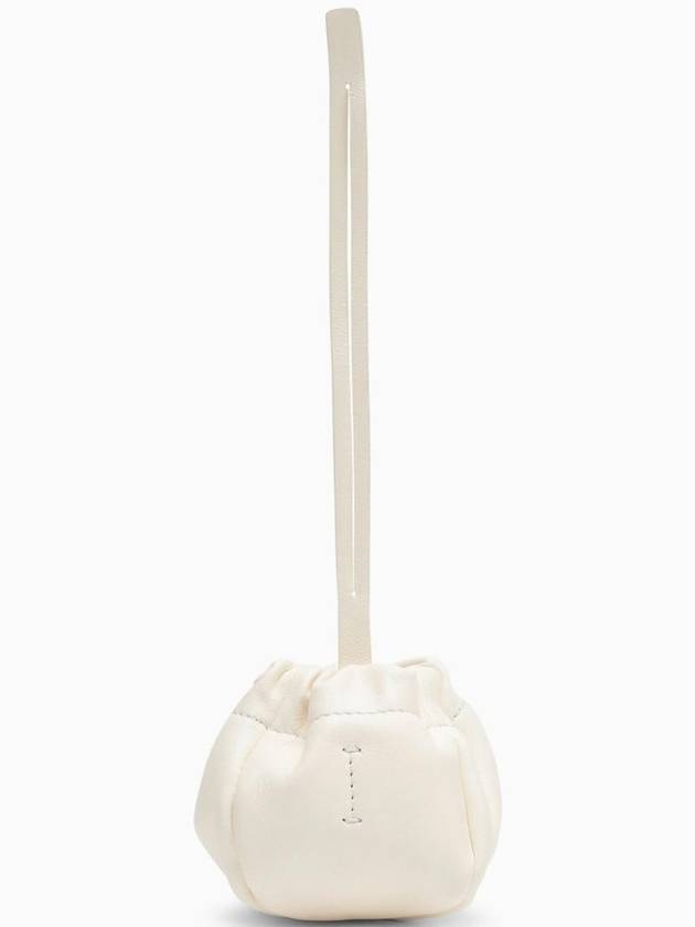 Women's Ripple Mini Pouch Bucket Bag White - JIL SANDER - BALAAN 3