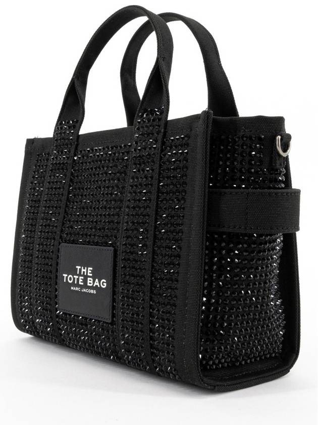 Crystal Canvas Small Tote Bag Black - MARC JACOBS - BALAAN 3