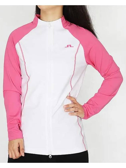 Women's June Mid Layer Zip-Up Jacket White - J.LINDEBERG - BALAAN 2