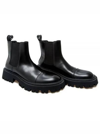 Tractor Leather Chelsea Boots Black - BALENCIAGA - BALAAN 2