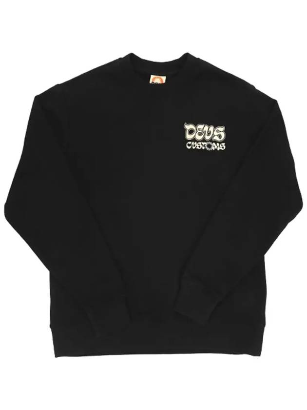 Rinse Wash Crew Sweatshirt Anthracite - DEUS EX MACHINA - BALAAN 5