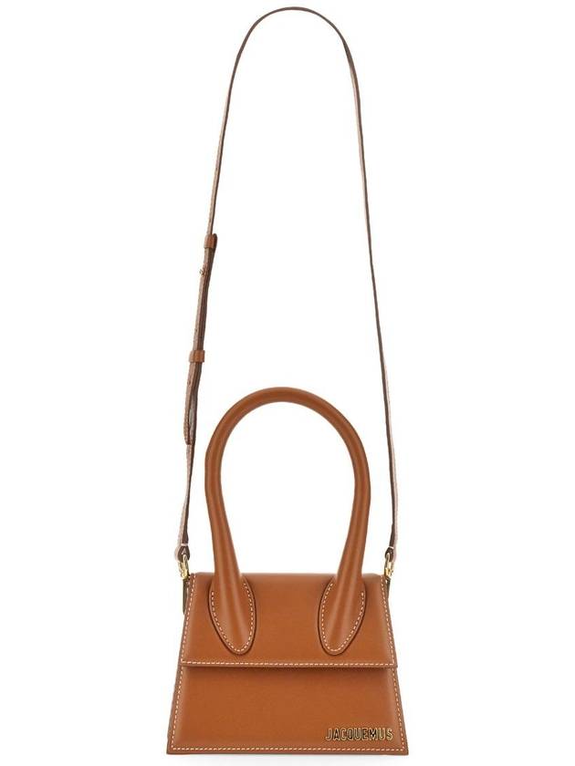 Le Chiquito Moyen Signature Tote Bag Light Brown - JACQUEMUS - BALAAN 7