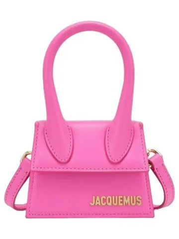 Jacquemus Mini Le Chiquito Shoulder Bag Pink - JACQUEMUS - BALAAN 1