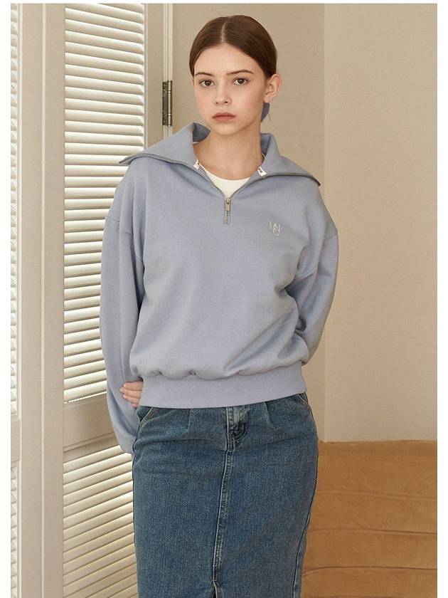 Women's Snuggle Half Zip Up Sweatshirt Sora - MICANE - BALAAN 4