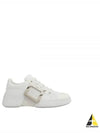 Viv Metal Buckle Low Top Sneakers White - ROGER VIVIER - BALAAN 2