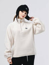 Thick Half Zip-up Overfit Poppy Ivory Sweatshirt DO6232SW13 - DOYOUKNOWMC GOLF WEAR - BALAAN 3