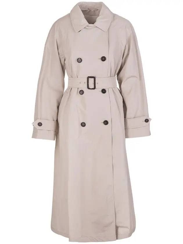 The Cube I'm Pre Trench Coat Ecru - MAX MARA - BALAAN.