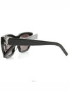 Cat eye sunglasses SLM127 F black silver YSL logo - SAINT LAURENT - BALAAN 6