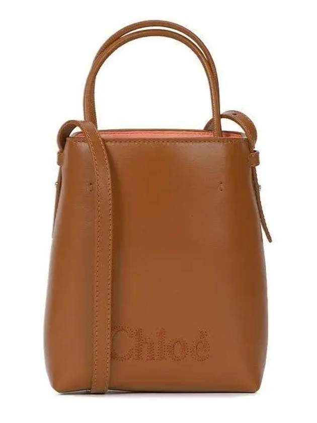 Sense Micro Calfskin Tote Bag Camel - CHLOE - BALAAN 2