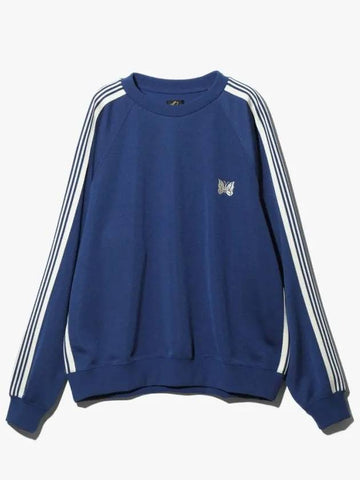 Track Crew Neck Sweatshirt Royal OT227C - NEEDLES - BALAAN 1