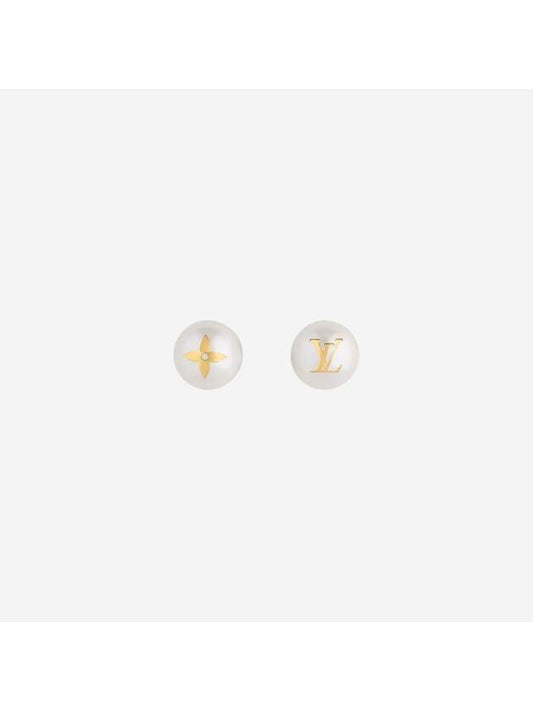 My Mix Pearl Earrings Gold - LOUIS VUITTON - BALAAN 1