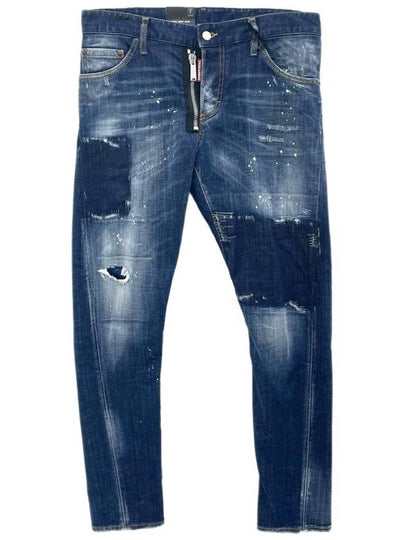 Men's Dark Reveal Wash Sexy Twist Jeans Blue - DSQUARED2 - BALAAN 2