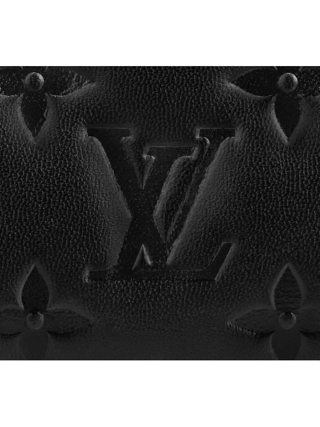 Women's Lou Monogram Lambskin Coin Purse Black - LOUIS VUITTON - BALAAN 7