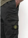 Wappen Patch Cargo Track Pants Black - STONE ISLAND - BALAAN 4