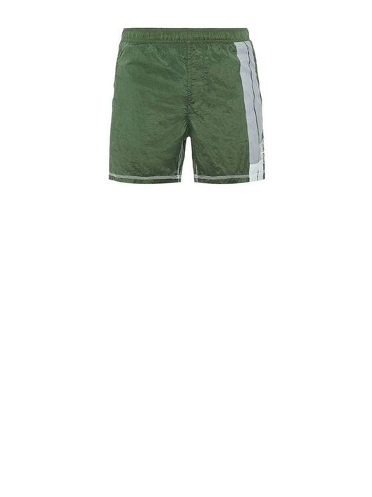 NYLON METAL IN ECONYL INVERSE STRIPE FOUR BEACH SHORTS - STONE ISLAND - BALAAN 1