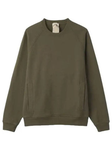 Garment dyed cotton jersey pocket sweatshirt military green T shirt - TEN C - BALAAN 1