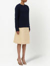 Back Stitch Crew Neck Knit Top Navy - MAISON MARGIELA - BALAAN 5