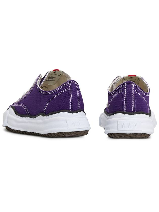 Peterson Original Sole Canvas Low Top Sneakers Purple - MIHARA YASUHIRO - BALAAN 7