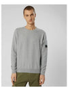 Lens Waffen Garment Dye Sweatshirt Gray - CP COMPANY - BALAAN 2