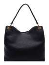 Vitello Phoenix Hobo Bag Black - PRADA - BALAAN 5