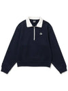 20ne Doug collar color scheme half zip-up sweatshirt NAVY - 20THHOLE - BALAAN 1