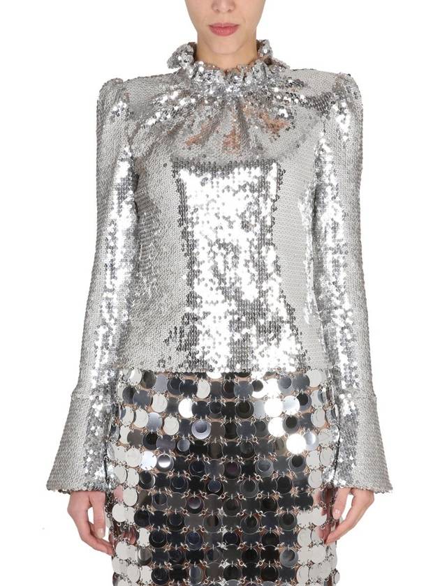 Rabanne Sequined Top - PACO RABANNE - BALAAN 1