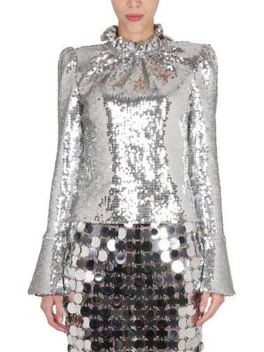 Rabanne Sequined Top - PACO RABANNE - BALAAN 1